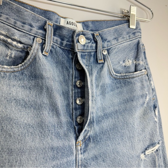 AGOLDE 90s High Rise Loose Fit Jeans Fall Out Wash
Distressed Denim 23 A069C-811 - Picture 12 of 16